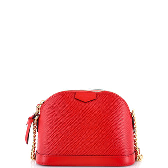Louis Vuitton Alma Chain Handbag Epi Leather Mini