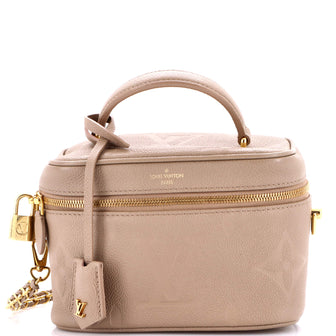 Louis Vuitton Vanity Handbag Monogram Empreinte Giant PM