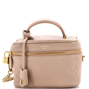 Louis Vuitton Vanity Handbag Monogram Empreinte Giant PM