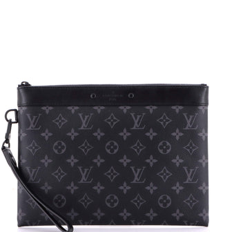 Louis Vuitton Pochette To-Go Monogram Eclipse Canvas MM
