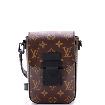 Louis Vuitton S Lock Vertical Wearable Wallet Macassar Monogram Canvas