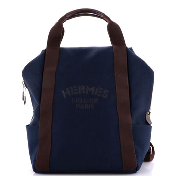 Hermes Sac De Pansage Groom Backpack Canvas