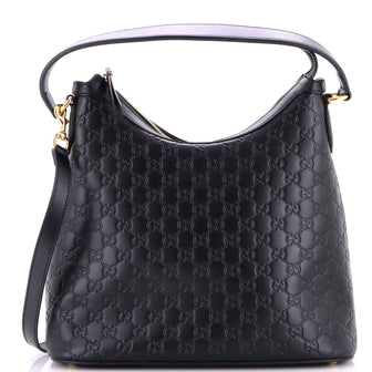 Gucci Linea A Hobo Guccissima Leather