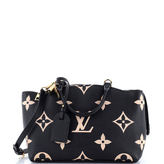 Louis Vuitton Petit Palais Handbag Bicolor Monogram Empreinte Giant