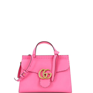 Gucci GG Marmont Top Handle Bag Leather Small