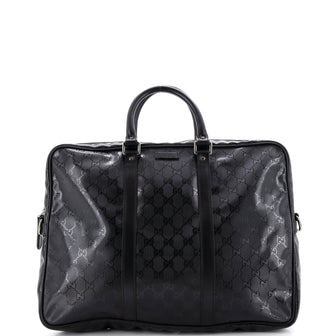 Gucci Convertible Briefcase GG Imprime Large