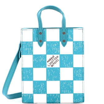 Louis Vuitton Sac Plat Bag Limited Edition Marque Deposee Damier Giant XS