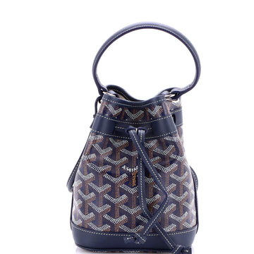 Goyard Petit Flot Bucket Bag Coated Canvas Mini