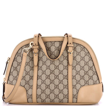 Gucci Nice Top Handle Bag GG Coated Canvas Small