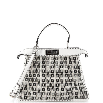 Fendi Peekaboo ISeeU Bag Woven Leather Medium