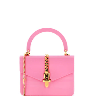 Gucci Sylvie 1969 Top Handle Bag Plexiglass Mini
