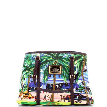 Louis Vuitton Ailleurs Cabas Limited Edition Printed Canvas PM