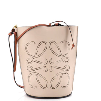 Loewe Gate Bucket Bag Perforated Leather Large