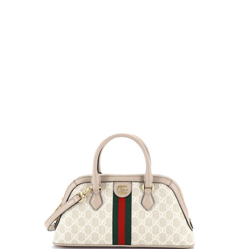 Gucci Ophidia Dome Top Handle Bag GG Coated Canvas Small