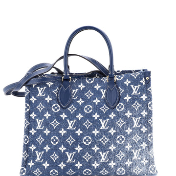 Louis Vuitton OnTheGo Tote Monogram Jacquard Denim MM