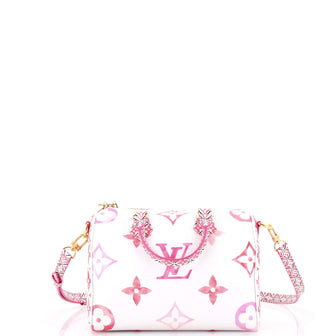 Louis Vuitton Speedy Bandouliere Bag By The Pool Monogram Watercolor Giant 25