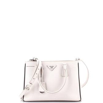 Prada Galleria Double Zip Tote Saffiano Leather Small