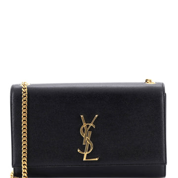 Saint Laurent Classic Monogram Crossbody Bag Grainy Leather Medium