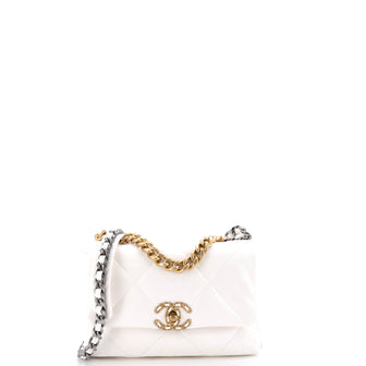 Chanel 19 Flap Bag Quilted Leather Medium