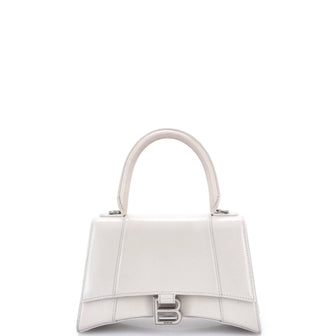 Balenciaga Hourglass Top Handle Bag Leather Small
