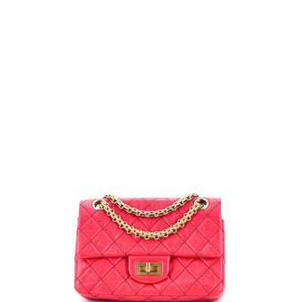 Chanel Reissue 2.55 Flap Bag Quilted Aged Calfskin Mini