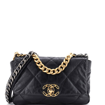 Chanel 19 Flap Bag Quilted Leather Medium