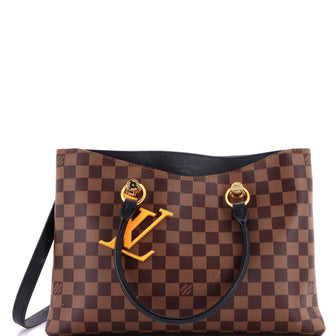 Louis Vuitton LV Riverside Handbag Damier with Leather