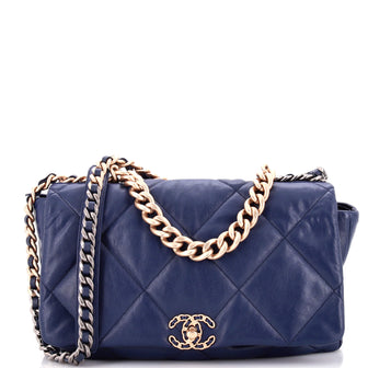 Chanel 19 Flap Bag Quilted Leather Maxi