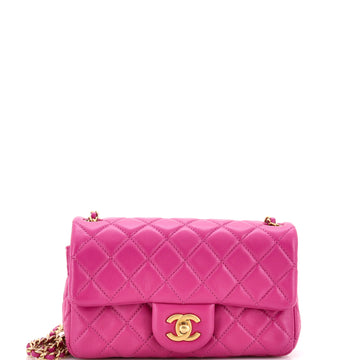 Chanel Pearl Crush Flap Bag Quilted Lambskin Mini