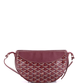 Goyard Hirondelle Shoulder Bag Coated Canvas and Leather