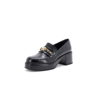 Chanel Women's CC Turnlock Chain Mocassin Loafers Leather