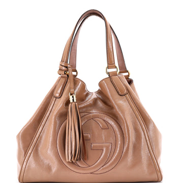 Gucci Soho Shoulder Bag Patent Medium