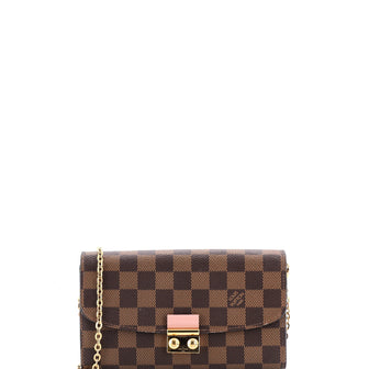 Louis Vuitton Croisette Chain Wallet Damier