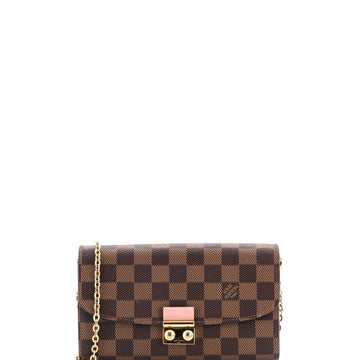 Louis Vuitton Croisette Chain Wallet Damier