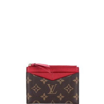 Louis Vuitton Zipped Card Holder Monogram Canvas