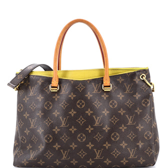 Louis Vuitton Pallas Tote Monogram Canvas with Leather