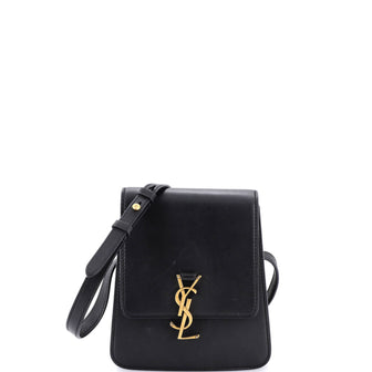 Saint Laurent Kaia Flap Satchel Leather North South
