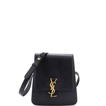Saint Laurent Kaia Flap Satchel Leather North South