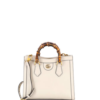 Gucci Diana NM Bamboo Handle Tote Leather Small