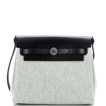 Hermes Herbag Zip Toile and Leather 20