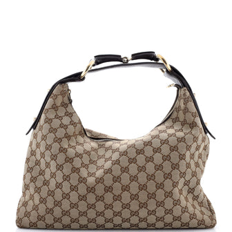 Gucci Horsebit Hobo GG Canvas Medium