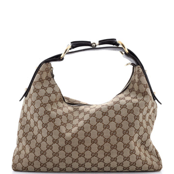 Gucci Horsebit Hobo GG Canvas Medium