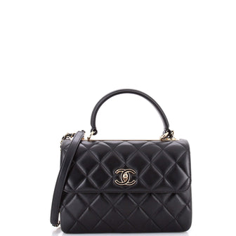 Chanel Trendy CC Top Handle Bag Quilted Lambskin Small