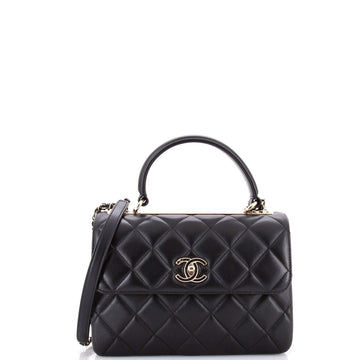 Chanel Trendy CC Top Handle Bag Quilted Lambskin Small