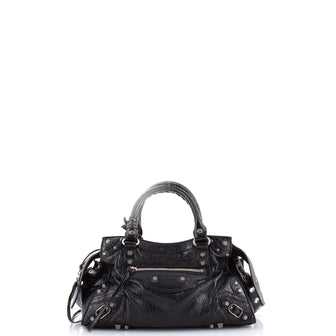 Balenciaga Neo Cagole City Bag Leather Small