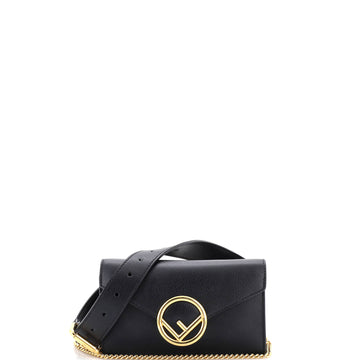 Fendi Logo Convertible Belt Bag Leather