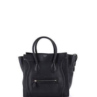 Celine Luggage Bag Grainy Leather Mini