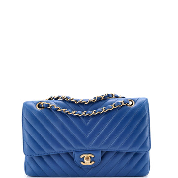 Chanel Classic Double Flap Bag Chevron Caviar Medium