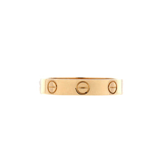 Cartier Love Wedding Band Ring 18K Yellow Gold