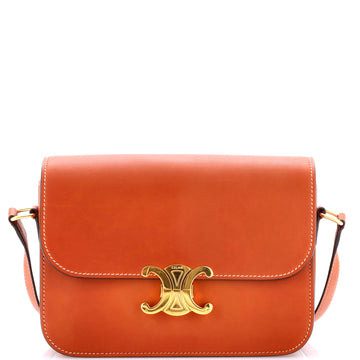Celine Triomphe Shoulder Bag Smooth Calfskin Large